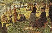 Georges Seurat The Grand Jatte of Sunday afternoon oil painting reproduction